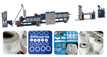 PE/EVA密封墊片卷材擠出機(jī)